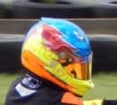 Lewis Bracewell helmet photo